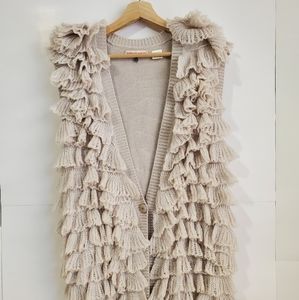 Rebecca  Taylor women's vest cardigan, size M